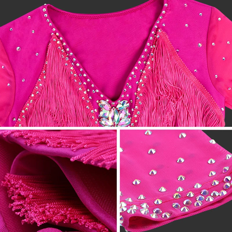 Новинка платья для соревнований по латиноамериканским танцам женщин костюм ча