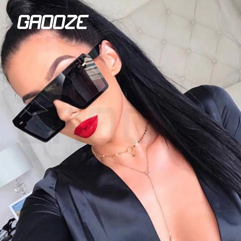 Солнцезащитные очки GAOOZE женские роскошные оверсайз солнцезащитные трендовые