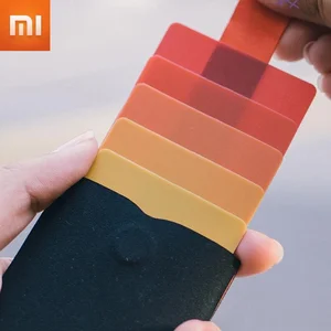 xiaomi dax v2 mini card holders pulled id credit card holder protector wallet business cards case for men women slim portable free global shipping