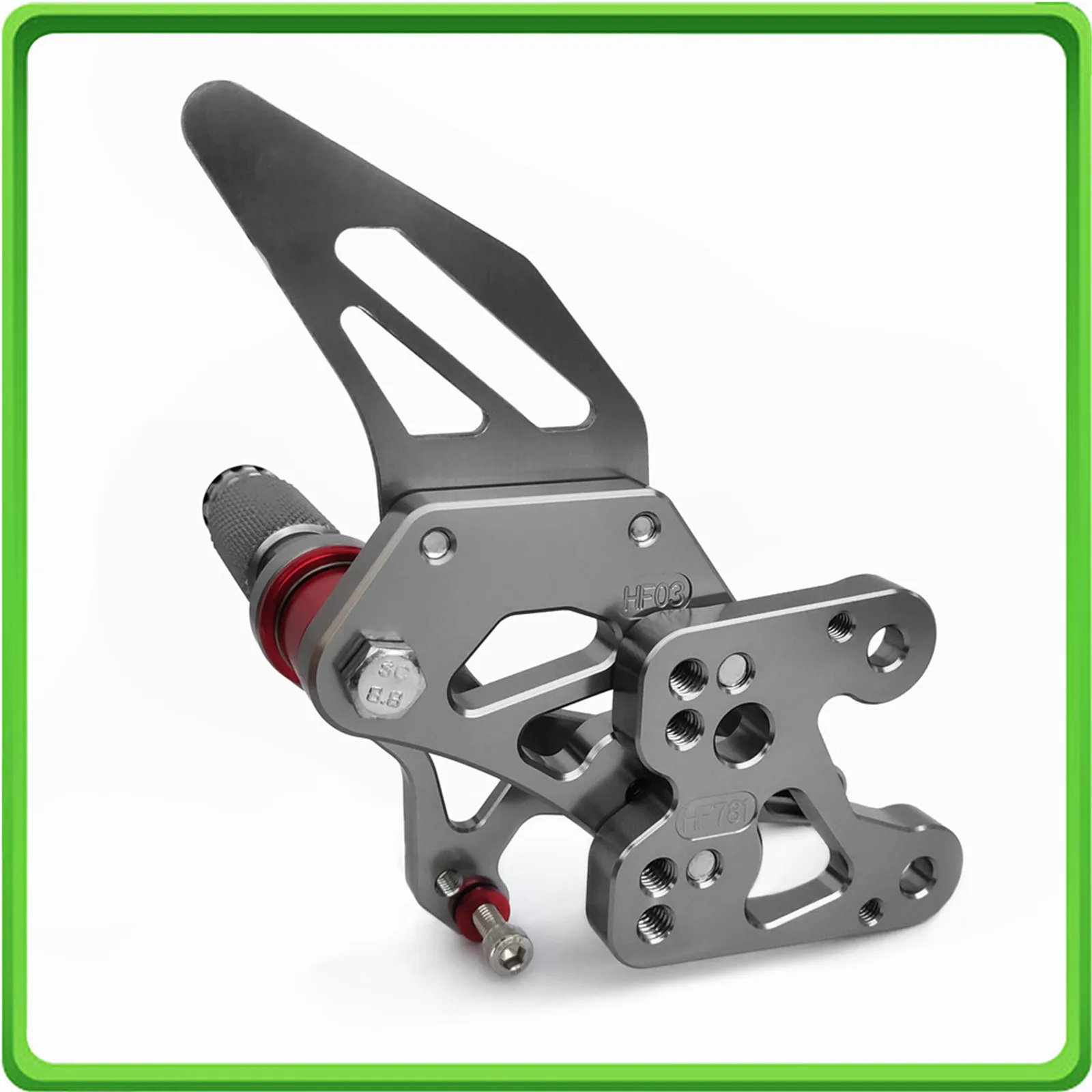Rearsets задний комплект наборы подставка для ног колышки педаль Yamaha FZ1 2006 2007 2008 2009 2010