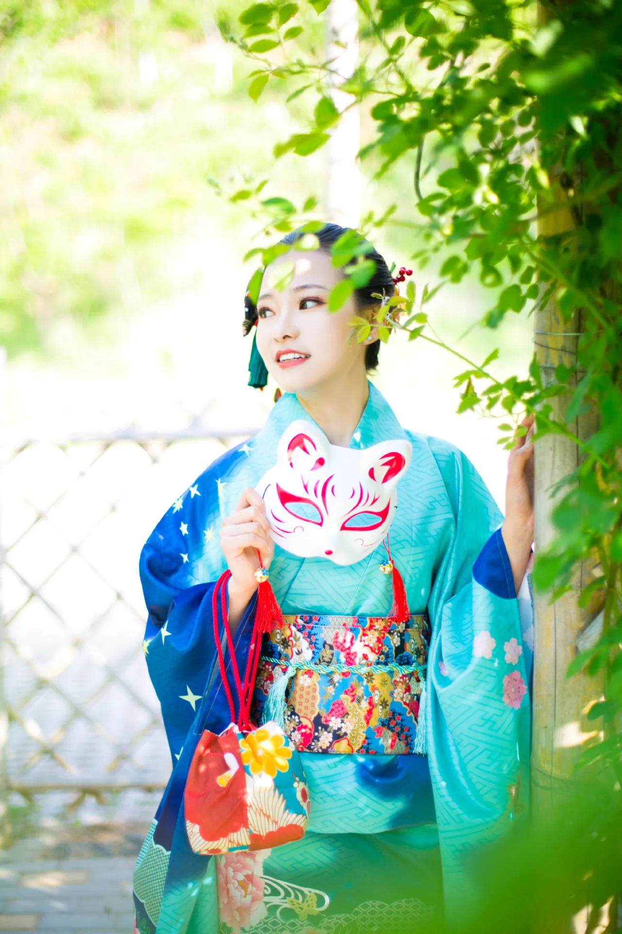 

Japanese Kimono Formal Dress Shake Sleeve Stage Wedding Dress Traditional Dazhen Girl Vintage Floral Robe Elegant 2 Piece