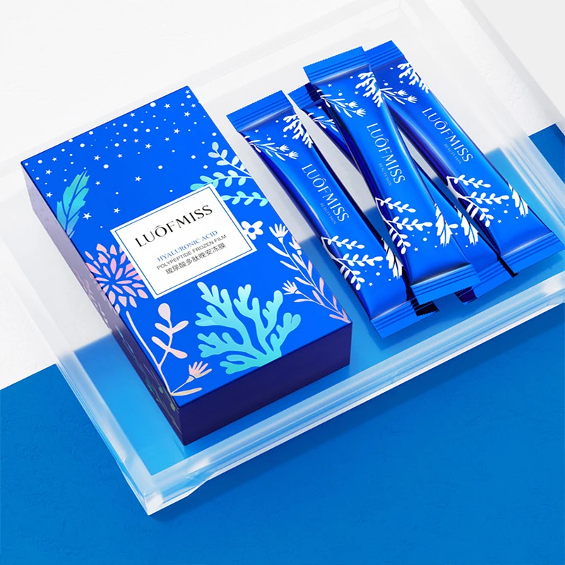 

20 Pieces Hyaluronic Acid Polypeptide Frozen Sleeping Mask Safety Anti-Aging Oil-control Whitening Whole Face Moisturizing