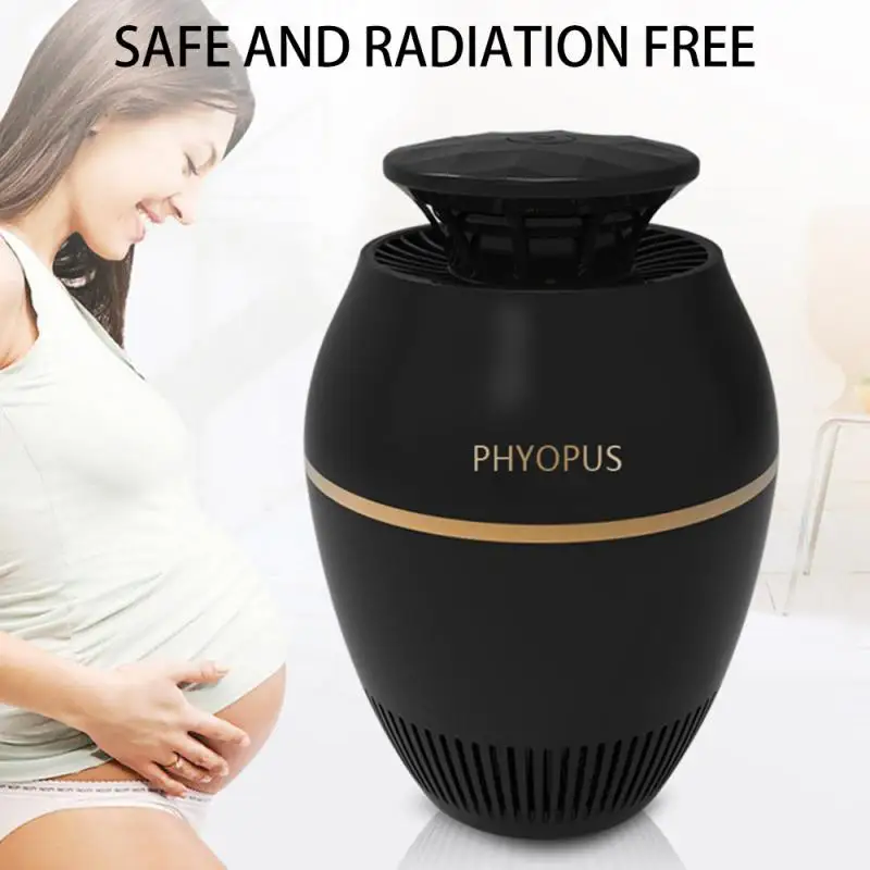 Светодиодная УФ-лампа-ловушка для комаров ночсветильник с USB уничтожения