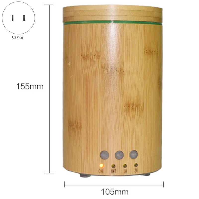150 мл бамбука увлажнитель воздуха Арома диффузор для эфирных масел с 7 цветов