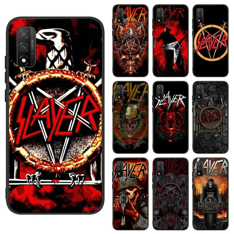 

Slayer Rock Band Trend Etui Painting Phone Case For Samsung A01 A10 A02 A20 A31 A40 A50 S A52 A51 A70 A71 A80 A91 Cover Fundas