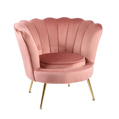 

Минималистичный флисовый диван-стул для отдыха со спинкой, круглый стул для гостиной в квартире