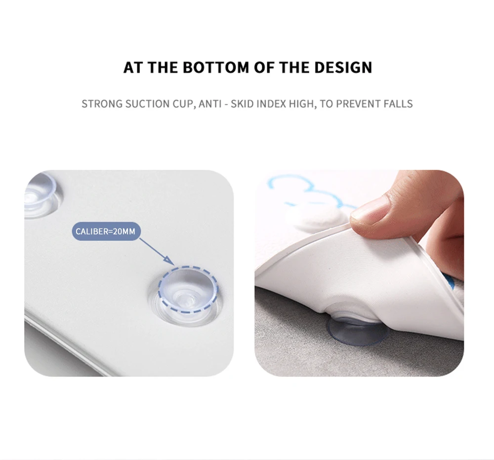 40x70cm Cartoon Carpet Bathroom Anti-skid Floor Mat Foot Pad Suction Cup Waterproof Shower Room Bathtub Home Decorative | Дом и сад