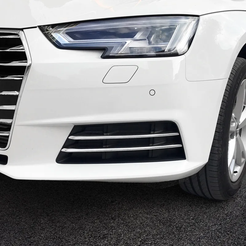 Хромированная передняя противотуманная фара решетка радиатора декоративная