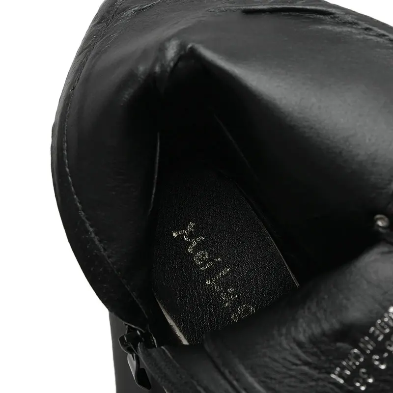

15cm Super High Heel Platform Ankle Boots Spring Autumn Women Boots Pu Leather Gothic Shoes Lace Up Zipper Winter Boots Black