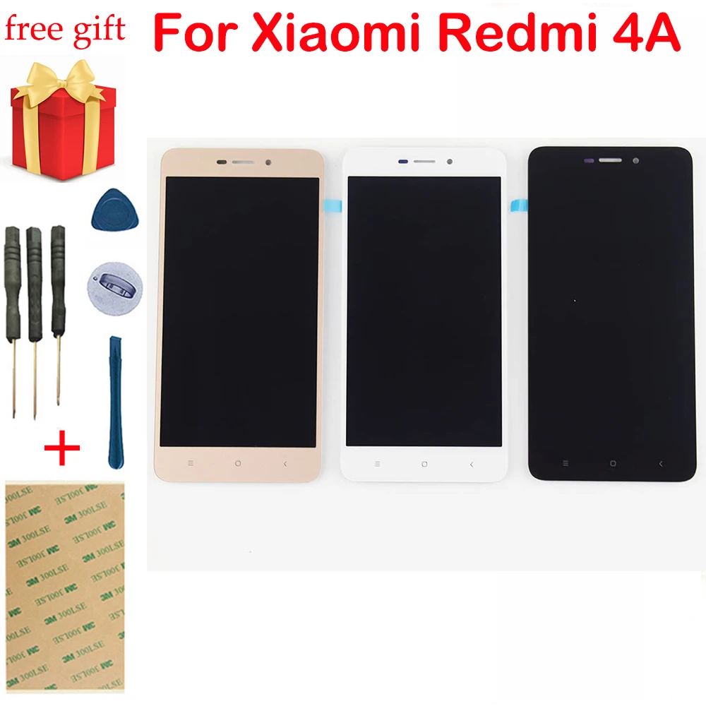 Для Xiaomi Redmi 4A ЖК дисплей сенсорный экран дигитайзер сенсор Стекло в сборе для Dsiplay
