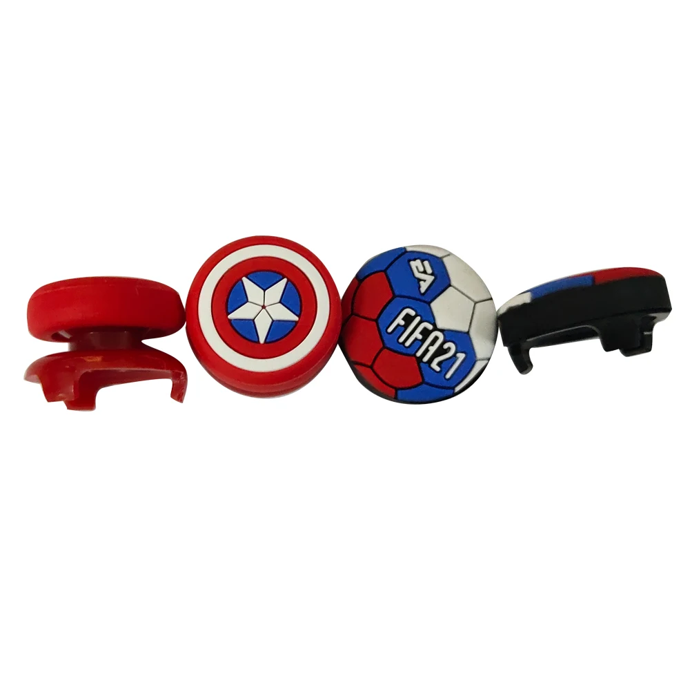 2pcs Soft Silicone Thumb Grip Stick Cap Cover For Sony PS5 Controller for Playstation 5 Joystick Accessories | Электроника