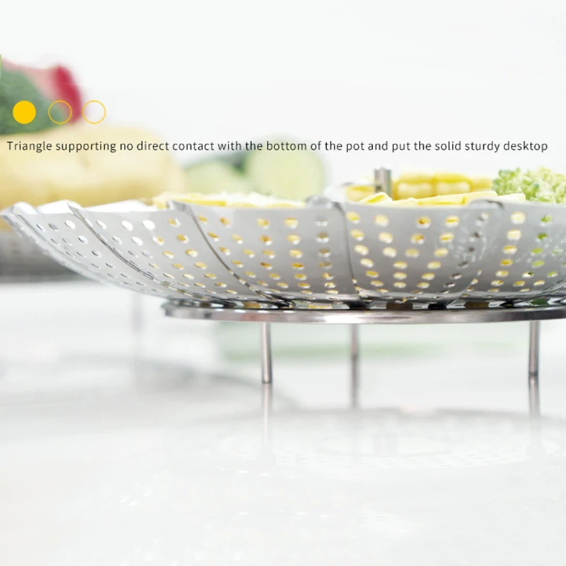 9 дюймов/11 дюймов Творческий нержавеющая посуда для пароварки отпаривания Еда