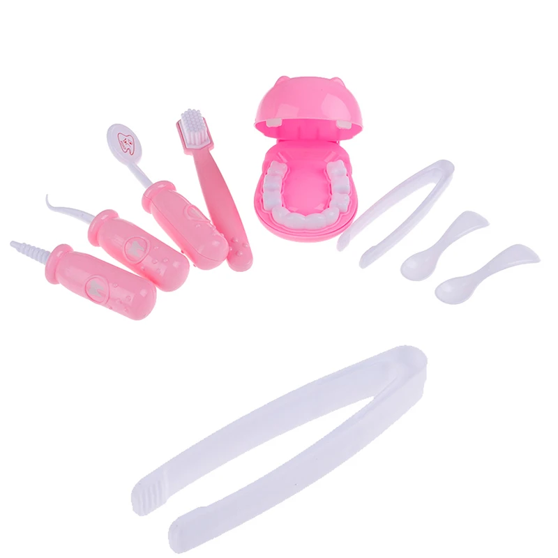 

9 шт./компл. ролевая игра, стоматолог, проверка зубов, медицинский набор, ролевые игры, обучающие игрушки