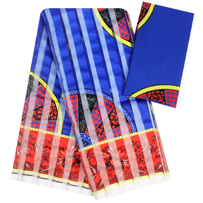 Фатиновая ткань органза с вышивкой шелковая полосатая кружевная