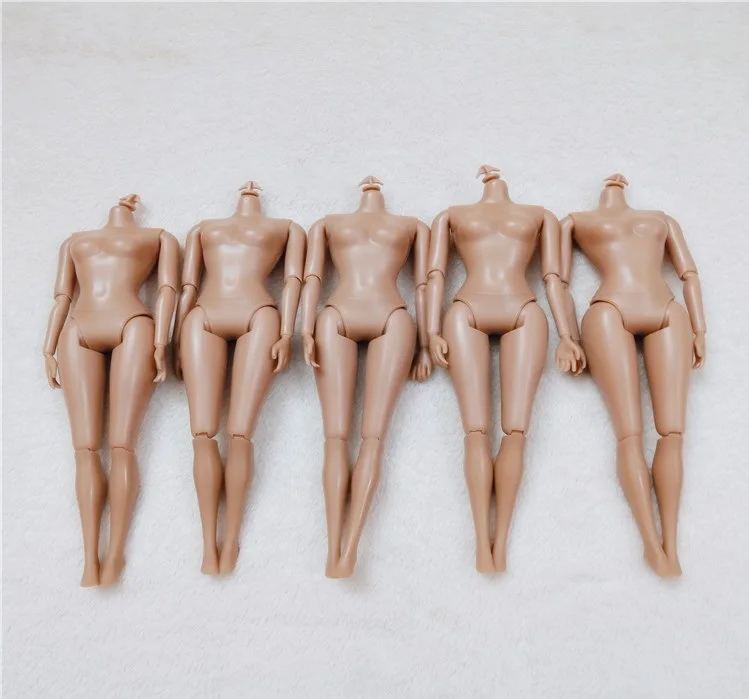 1pc 1 шт., 2012,, 11 шарниров, движущиеся африканские Барби, обнаженное тело, черные девушки, для детей, подарки, ролевые игры, сделай сам, игрушки, аксессуары для кукол - Цвет: 1pc