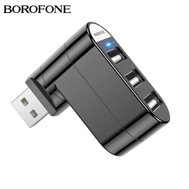

BOROFONE 3 порта USB 2,0 концентратор Мини мультиразветвитель адаптер высокоскоростной OTG расширитель концентратор для Macbook ПК ноутбука компьютер...