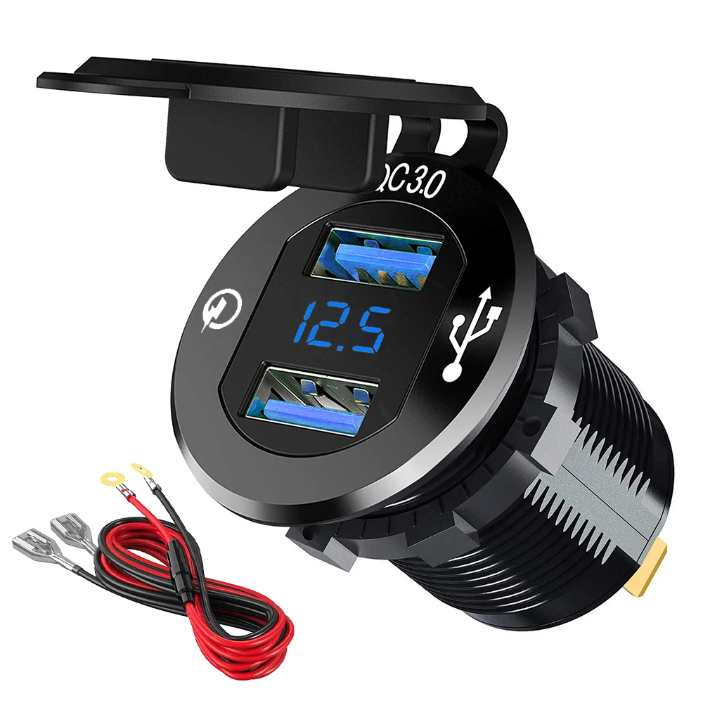 Двойной USB разъем для зарядного устройства адаптер питания с быстрой зарядкой 3 0