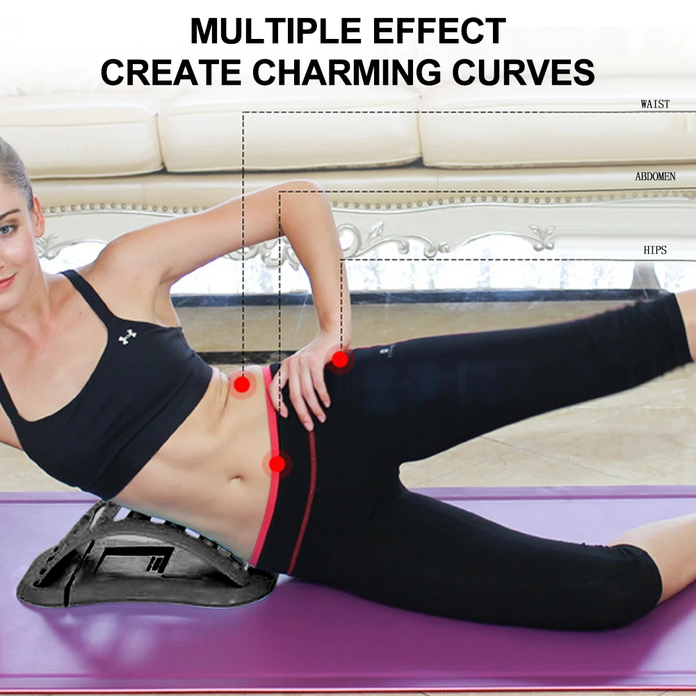 

Lumbar Spine Disc Herniation Traction Adjustable Pain Relieve Lumbar Spine Massager Black Massage Tools Fitness Equipment Relax