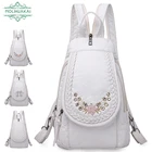 2021 мини-рюкзак, женские белые рюкзаки из мягкой потертой кожи, женская сумка, школьные сумки для девочек, дорожные рюкзаки, рюкзаки