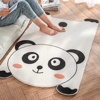 panda carpet for living room cute cartoon animal bedroom rugs anti slip bedside kids room floor mat water absorbent bath mat hom