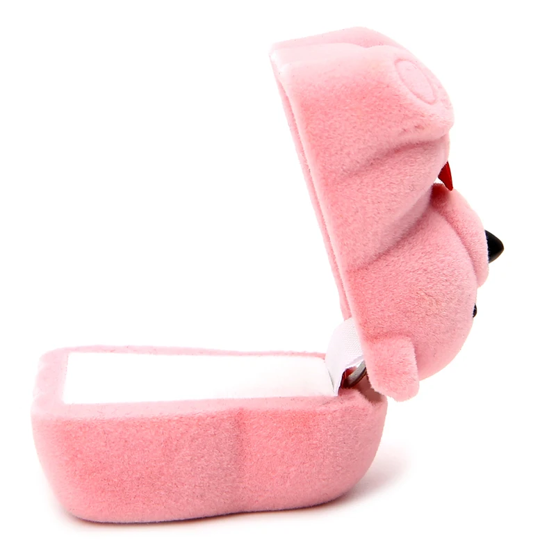 Мини милый медведь ювелирные изделия подарочные коробки для колец и небольших