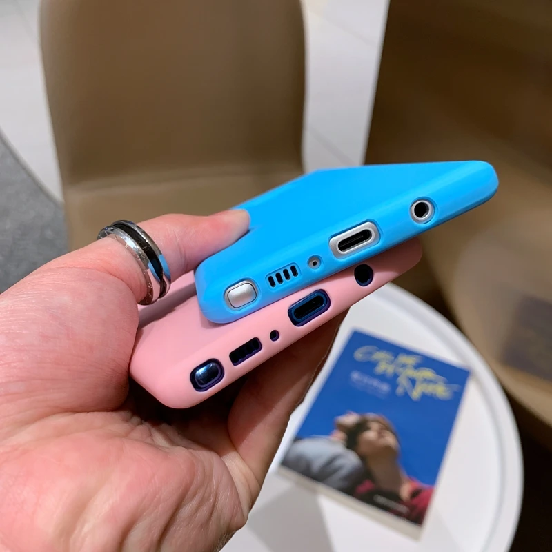 Матовый Мягкий силиконовый чехол из ТПУ для Samsung Galaxy S10 Plus S10e 5G A10 A20 A20E A30 A40 A50 A60 A70 A80