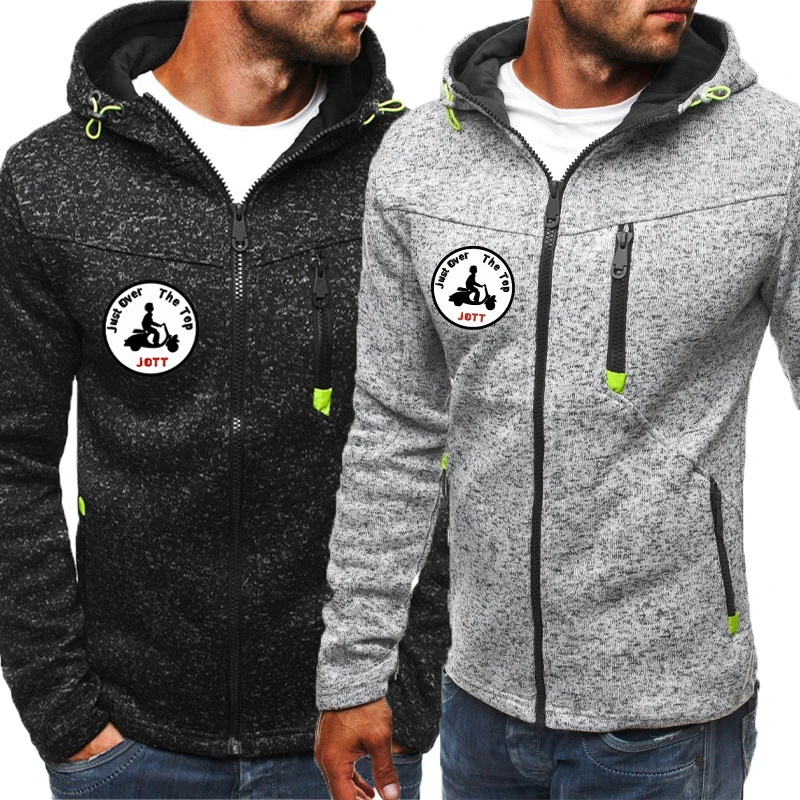

Новинка 2022, осенне-зимний мужской свитер с принтом Jott, повседневные мужские толстовки с длинным рукавом и кулиской, модная мужская куртка на...