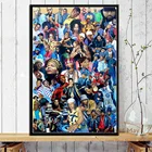 Постер легенды хип-хопа Super Star Old School 2PAC Biggie Smalls Wu-Tang Эминем рэп Художественная Картина на холсте настенный Декор для дома