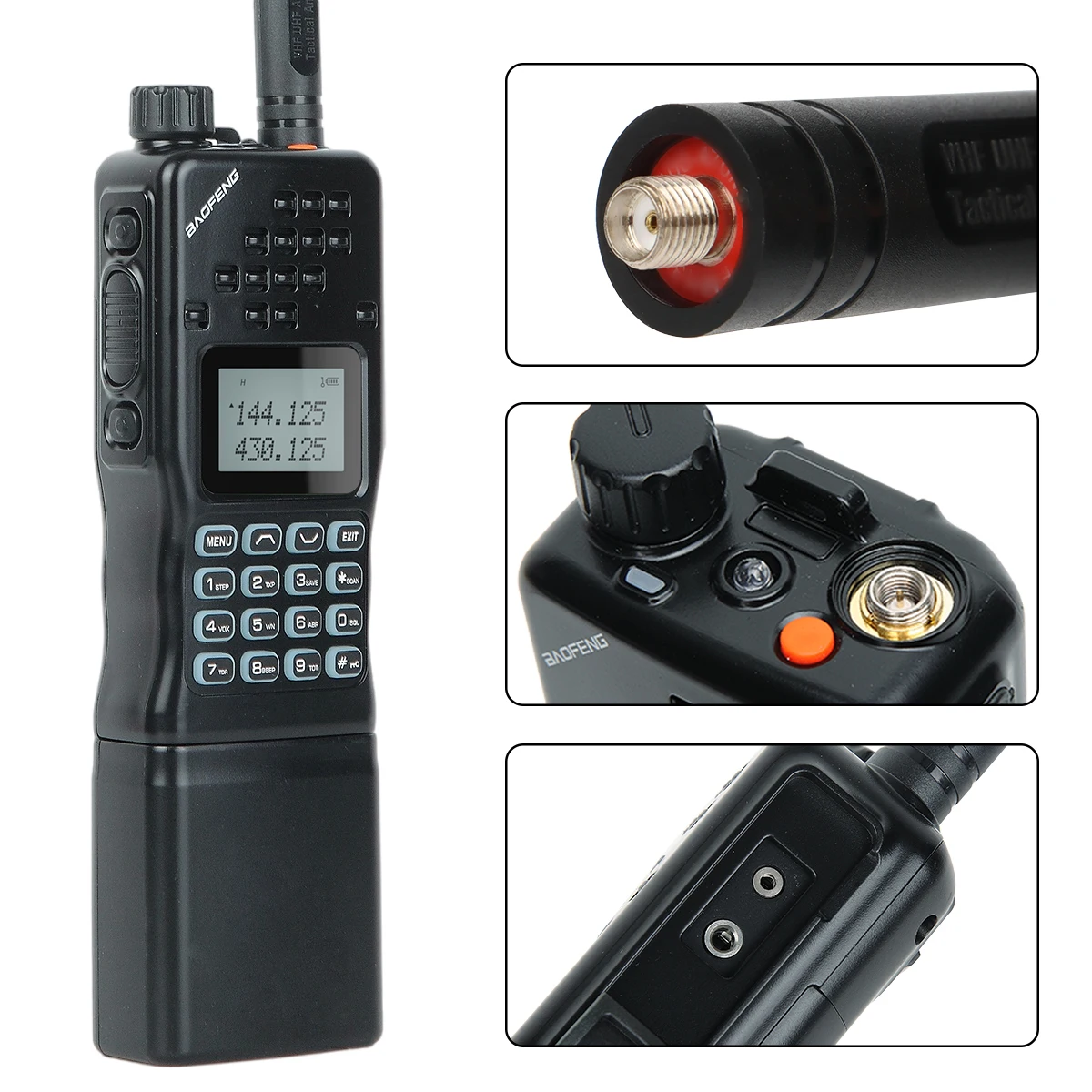 Портативная рация Baofeng высокомощная дальнего действия VHF/UHF Дальняя Тактическая
