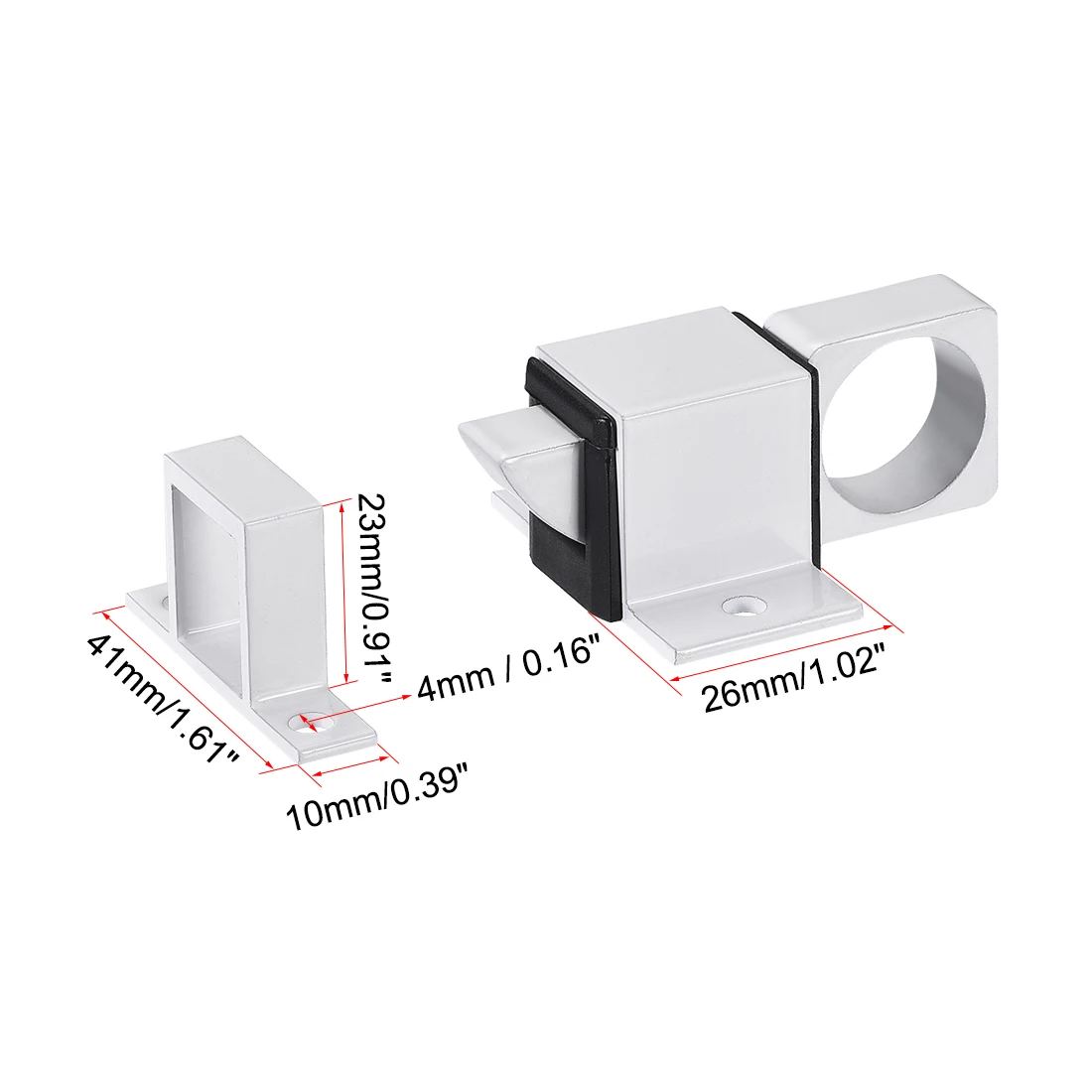 Uxcell дверной болт защелка алюминиевый сплав безопасности автоматические окна