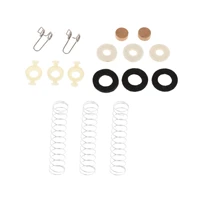 16pcs trumpet piston repair kit spring rest felt pad valve cork pad for trumpet cornet replacement accessories