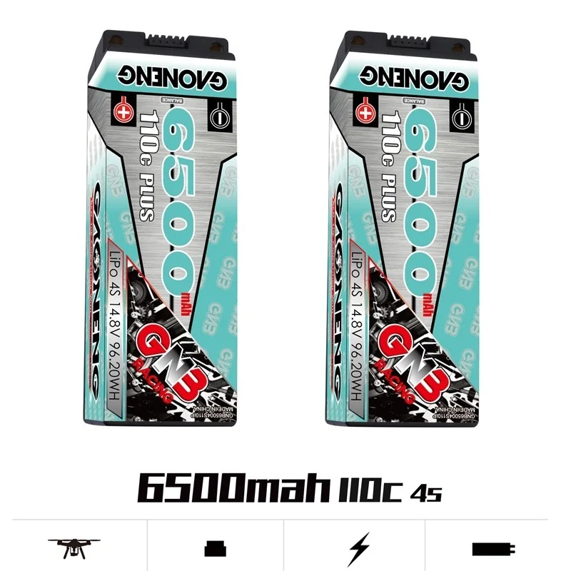 

GAONENG GNB 6500mAh 14,8 v 110C PLUS LiPo батарея для RC автогонок запасные части с корпусом обновления LiHV 4S батарея