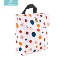 happyflute multifunctional baby diaper insert organizer reusable waterproof fashion print wetdry bag mummy storage travel bag