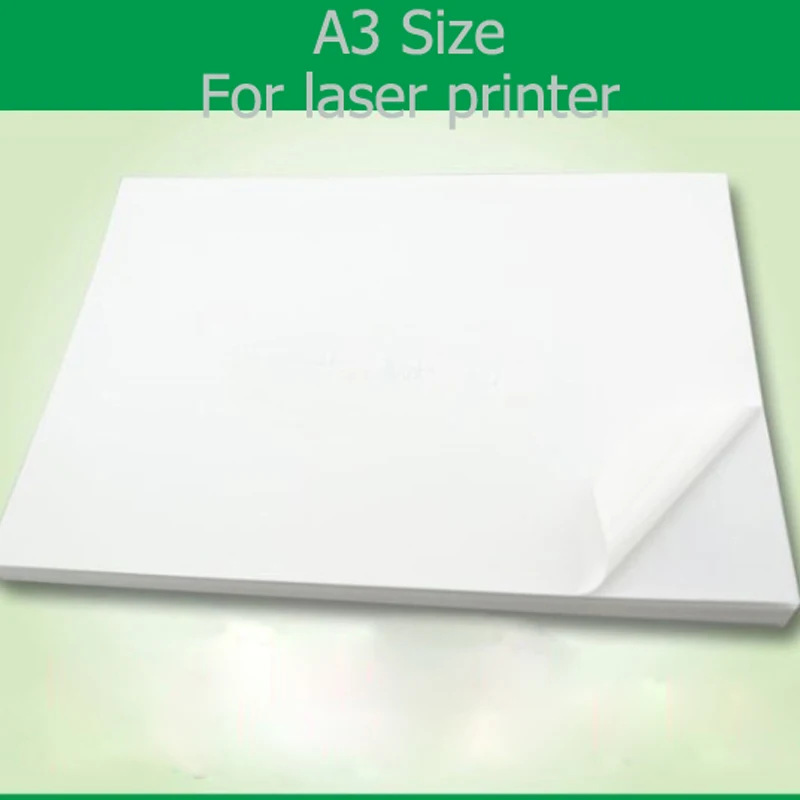 em branco branco vinil adesivo rótulo papel para impressora a laser