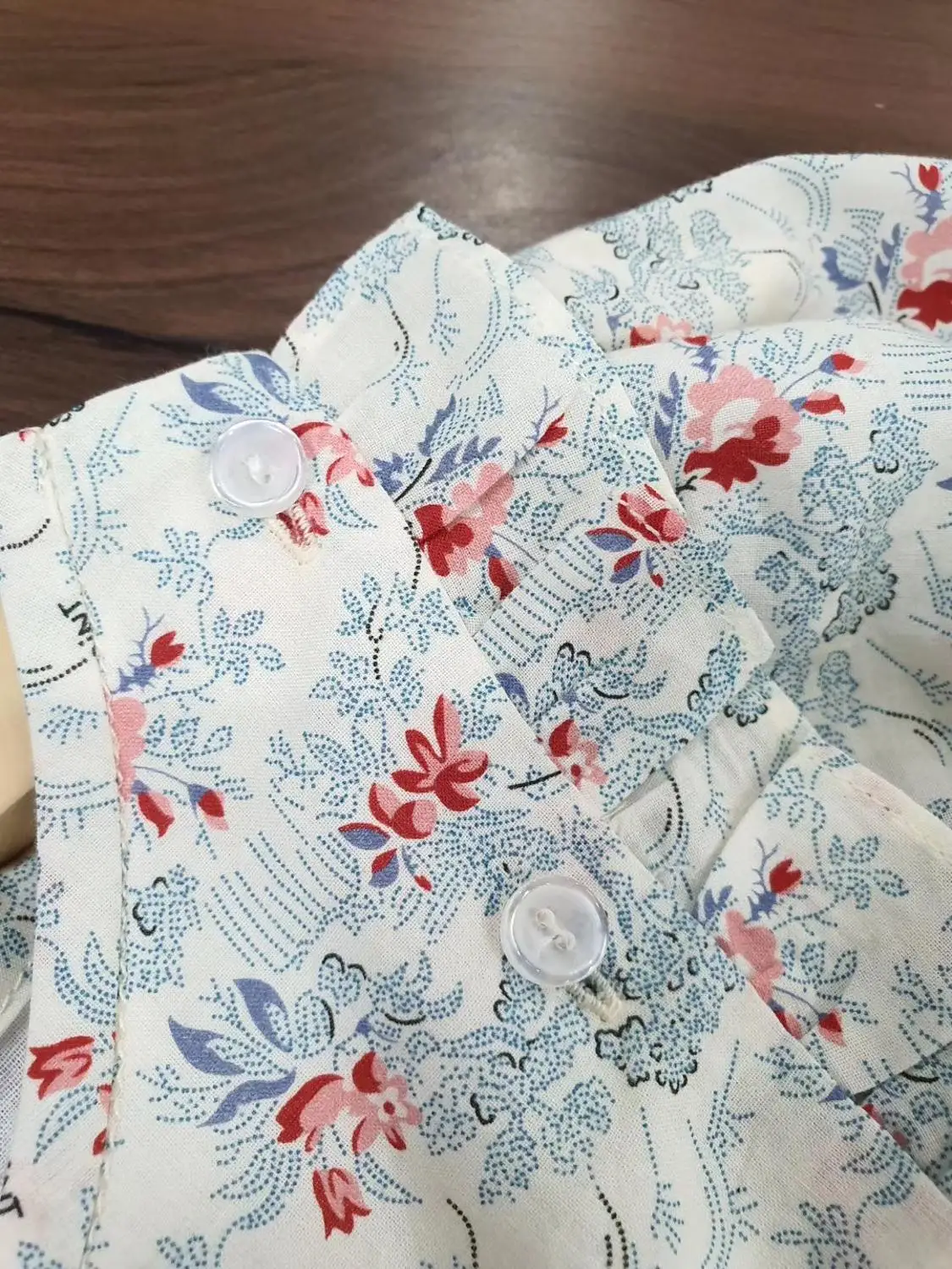 

Baby dress cotton floral pattern dress sweet long sleeve vintage style fashion spring autumn baby girls dresses