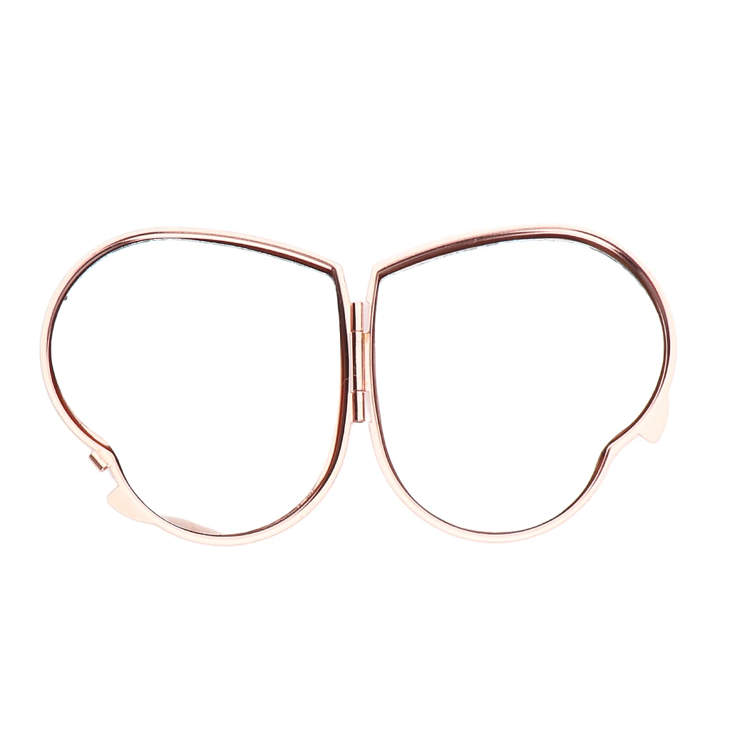 Мини портативное карманное косметическое зеркало в форме сердца дорожный