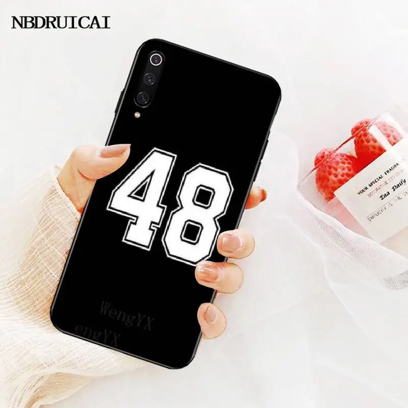 Чехол PENGHUWAN с черным номером для телефона Redmi Note 8 8A 7 6 6A 5 5A 4 4X 4A Go Pro Plus Prime |