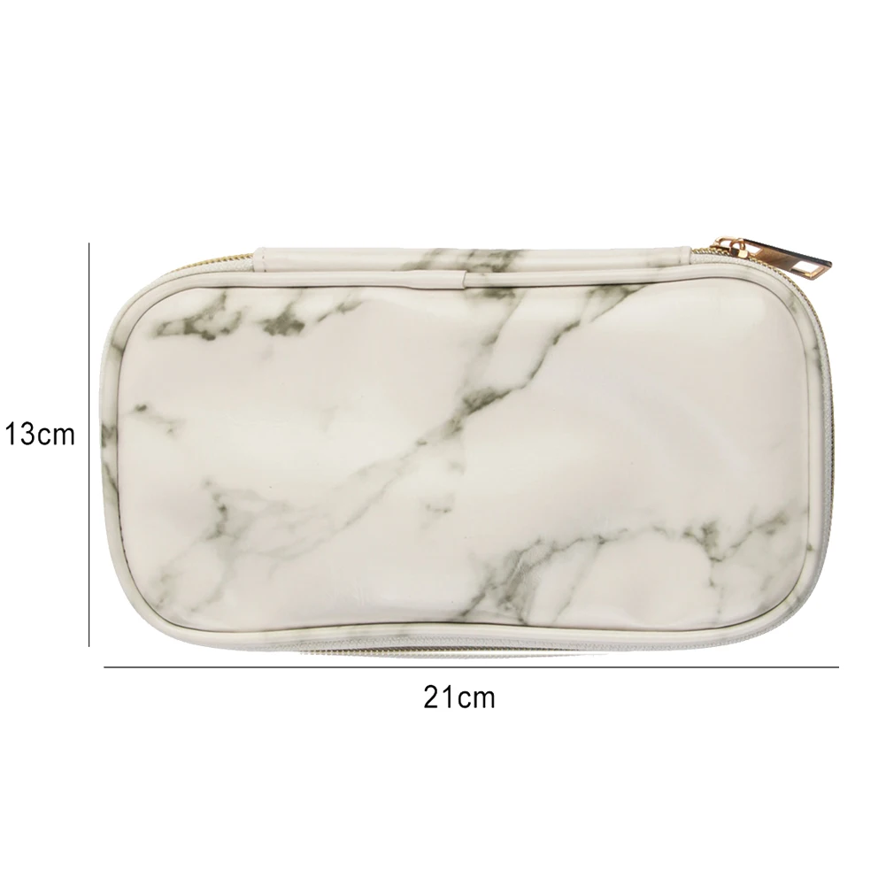 Мраморная косметичка для путешествий водонепроницаемая женская хранения