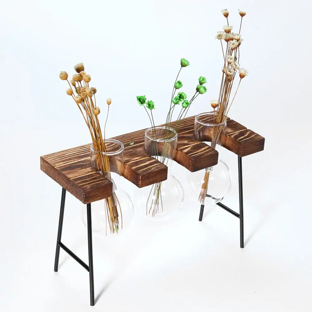 Скандинавский декор настольное стекло растение бонсай Цветочная ваза с