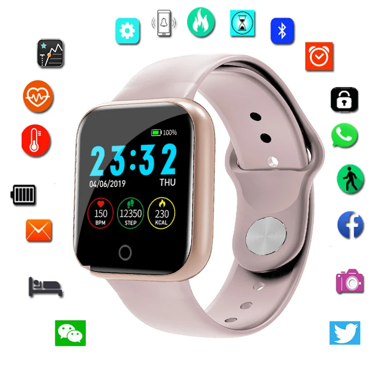 Новинка умные часы для женщин и мужчин Android IOS электронные смарт фитнес трекер