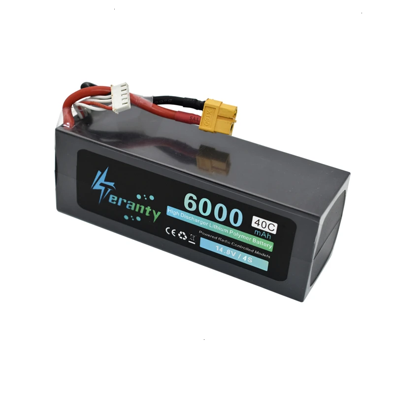 Высокая Мощность 14 8 v 6000 мА/ч 40C Max 60C Аккумуляторы для радиоуправляемых машин