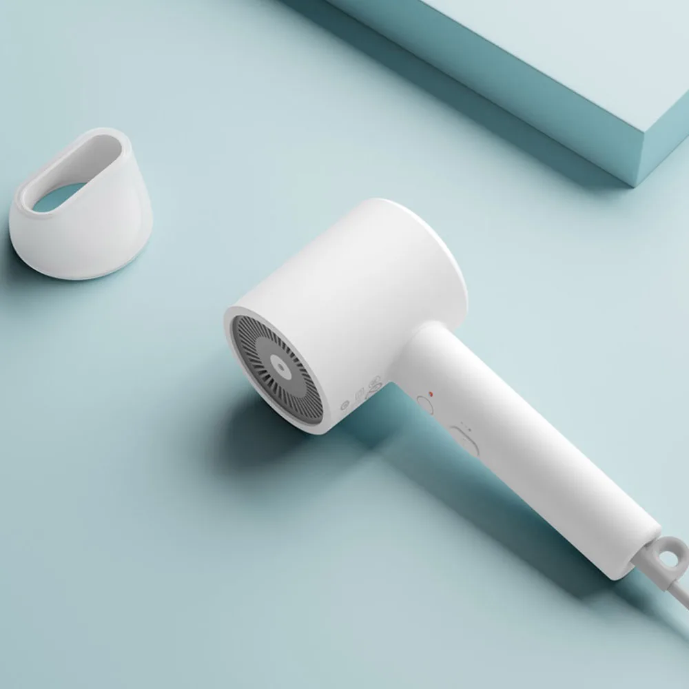 Цена Фен Xiaomi Mijia H300 с анионами, 1600 Вт, портативный диффузор, Новый Уход за волосами с отрицательными ионами, быстрая сушка для домашнего использов...