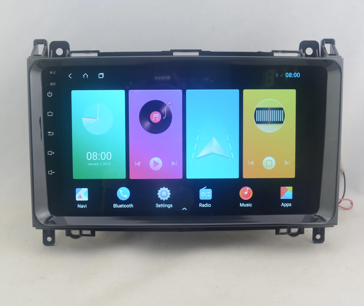 9 &quotчетырехъядерный 1024*600 HD экран Android 10 Автомобильный gps Радио навигатор для Benz W169