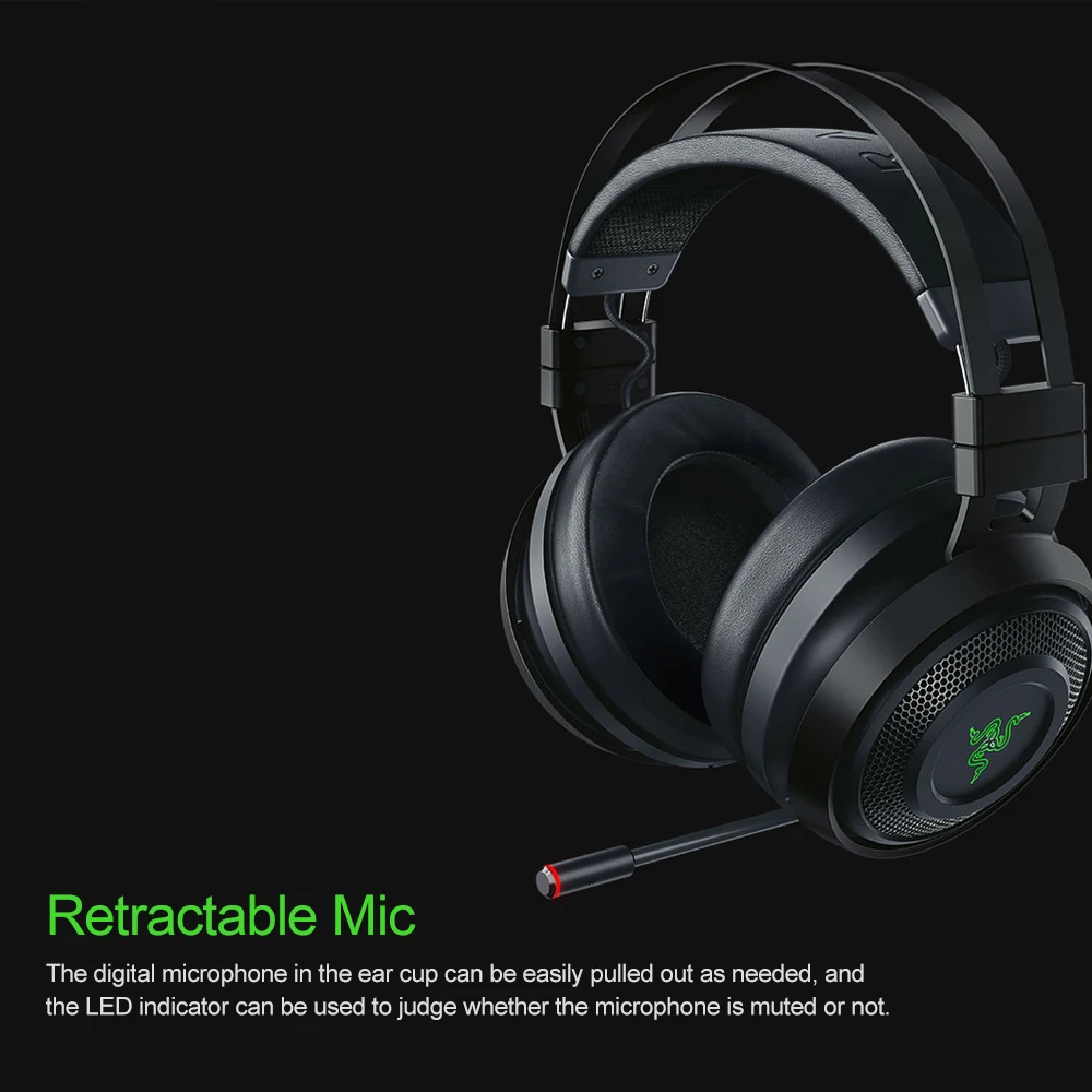 Игровая гарнитура Razer Nari Ultimate беспроводные наушники с объемным звуком 7 1