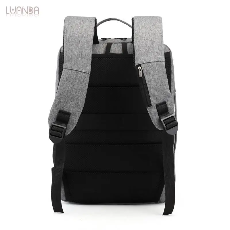 Рюкзак с внешней зарядкой USB мужской модный брендовый рюкзак Oxford для подростков