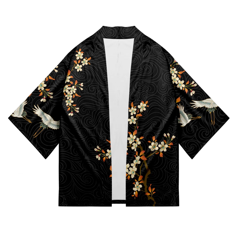 Кимоно The Great Wave Off Kanagawa мужское японское традиционное Восточное этническое
