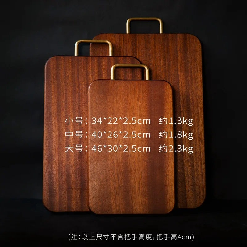 

Cutting board solid wood household chopping board knife board rolling panel simple