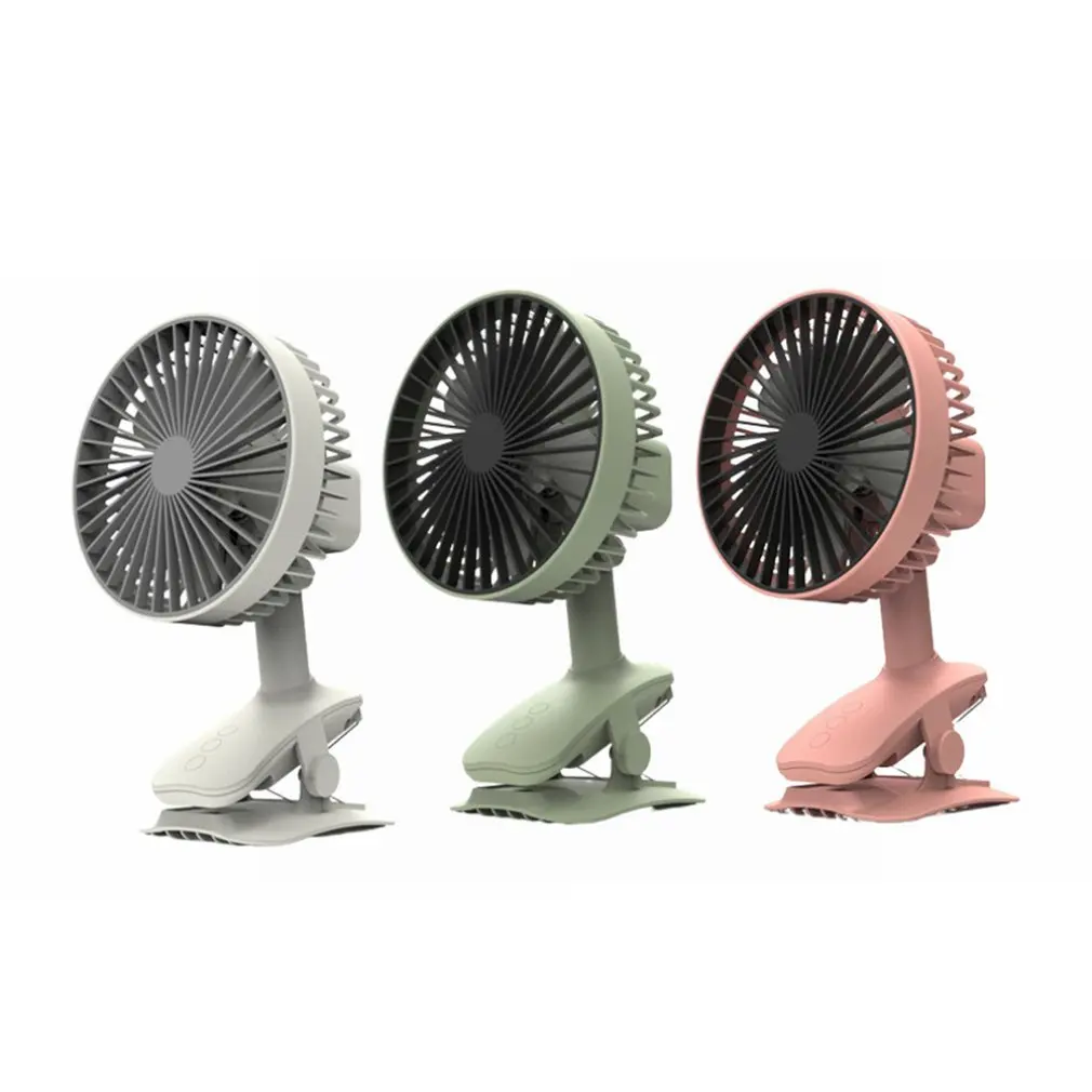 

W9 Simple Clip Fan Portable Mini Fan Handheld Fan Home Office Desk Speed Adjustable USB Rechargeable Fan