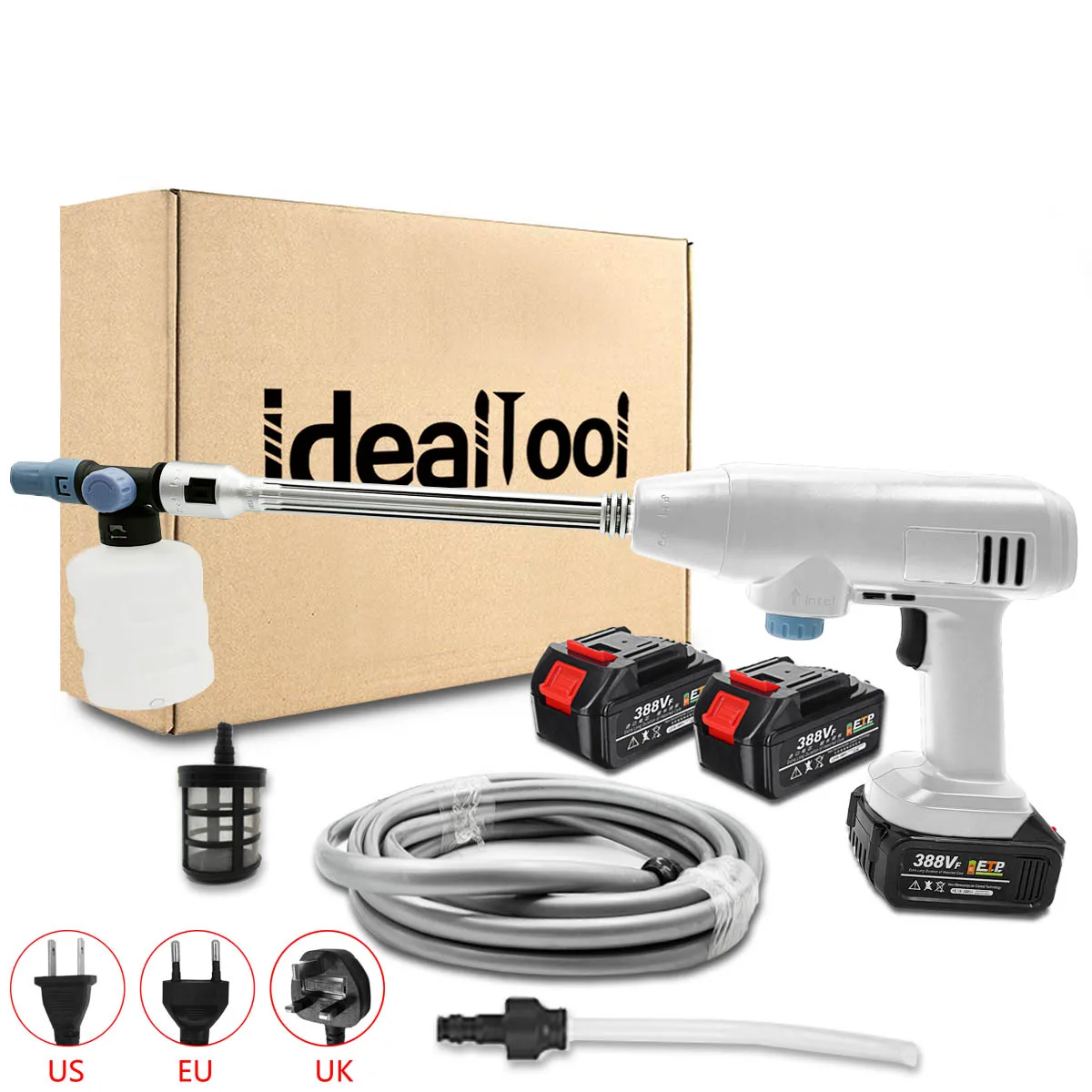 

21V 200W Cordless High Pressure Car Washer Gun Handheld Auto Spray Powerful Car Washer Garden Water Jet With Battery