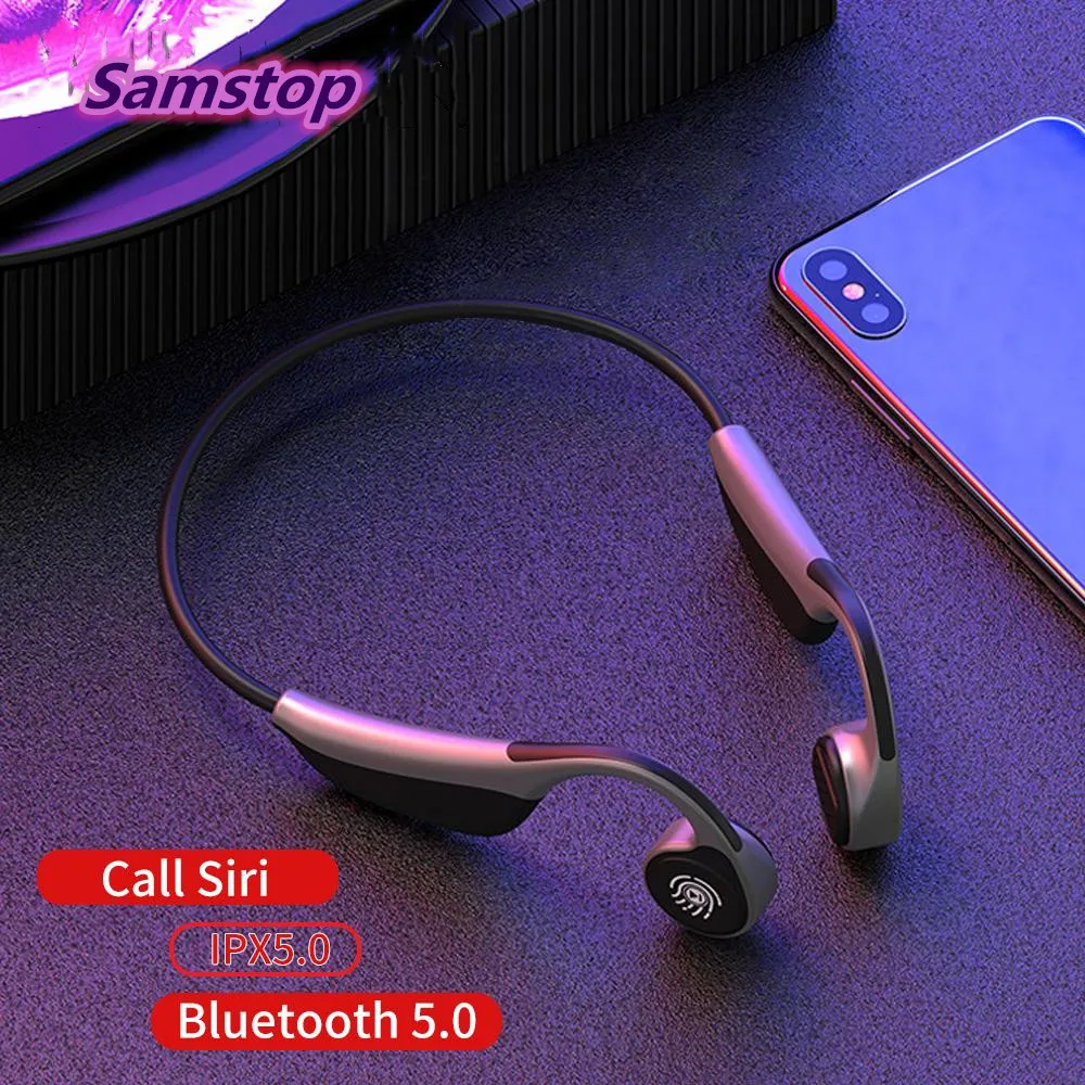 V9 беспроводные наушники спортивные Bluetooth костной проводимости гарнитуры IPX5